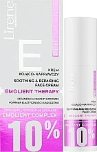 Заспокійливий крем для обличчя - Lirene PEH Balance 10% Emolient Complex Soothing & Reparing Cream — фото N2