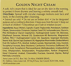 Крем ночной «Золотой» - Anna Lotan Liquid Gold Golden Night Cream — фото N3