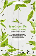 Маска для обличчя "Зелений чай з острова Чеджу" - Vitamasques Mask Jeju Green Tea — фото N1