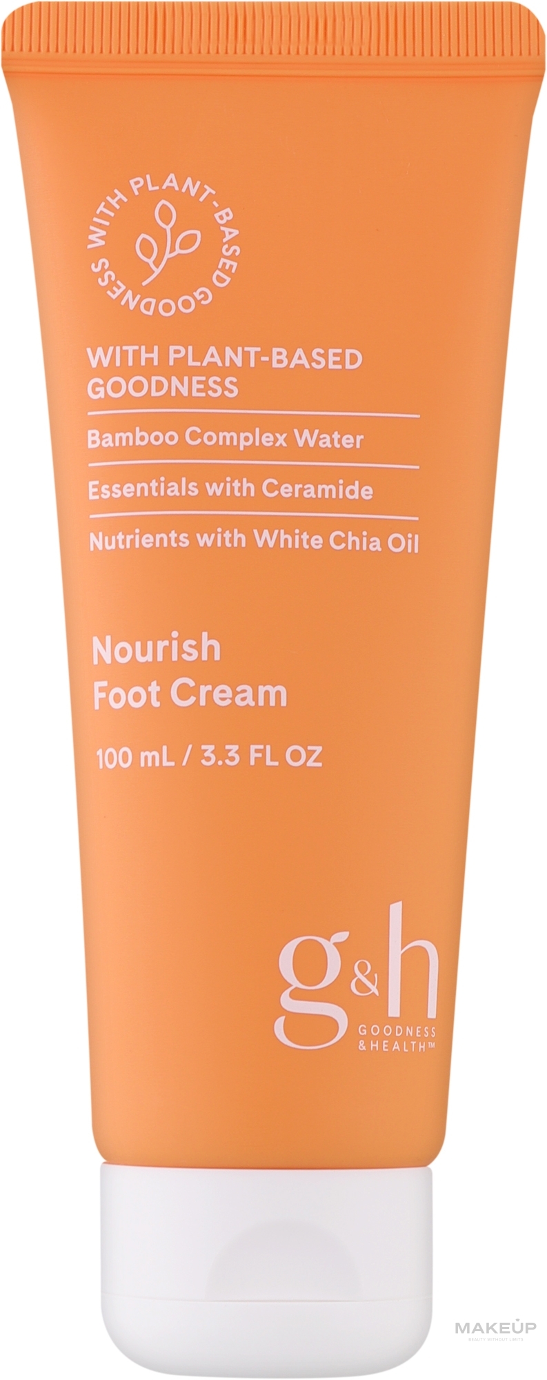 Живильний крем для ніг - Amway G&H Goodness & Health Nourish Foot Cream — фото 100ml