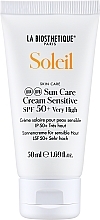 Парфумерія, косметика Сонцезахисний крем для чутливої шкіри - La Biosthetique Soleil Sun Care Cream Sensitive SPF 50+