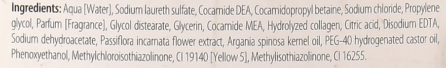 Шампунь з аргановою олією і маракуєю - Dott. Solari Science & Welness Argan Oil And Marcuja Shampoo Salon Size — фото N3