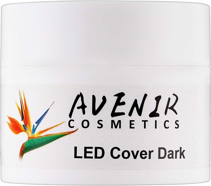 Гель для нарощування нігтів - Avenir Cosmetics LED Cover Dark — фото N3