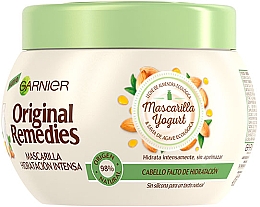 Парфумерія, косметика Маска для волосся "Мигдальне молочко" - Garnier Original Remedies Almond Milk Mask