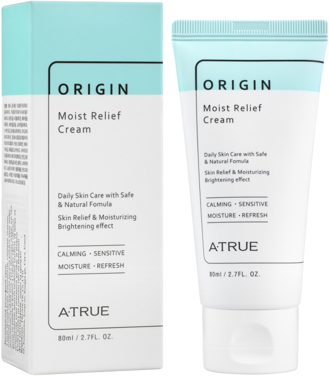 Зволожувальний рельєфний крем для обличчя - A-True Origin Moist Relief Cream