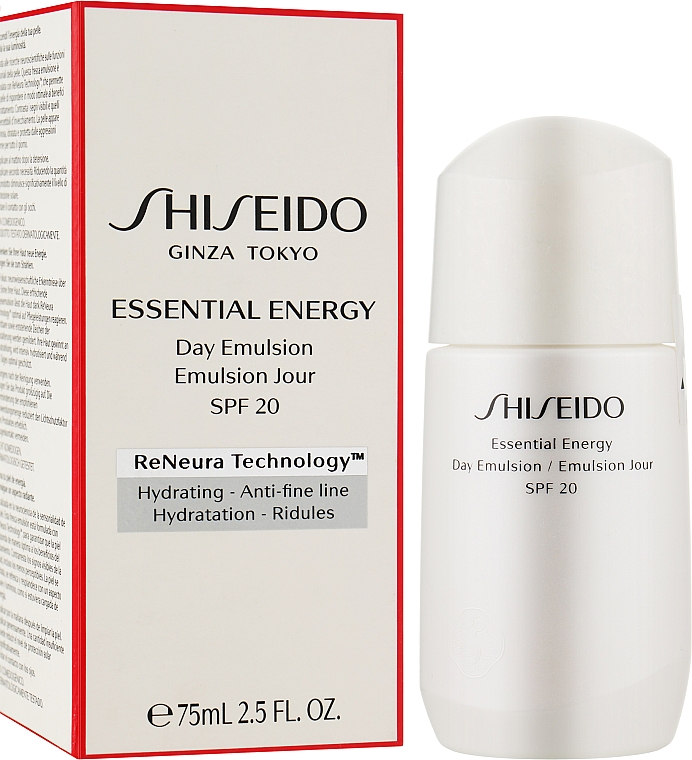 Зволожувальна емульсія - Shiseido Essential Energy Day Emulsion SPF 20 — фото N2