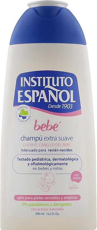 Шампунь для волосся для новонароджених - Instituto Espanol Bebe Bath Gel Without Soap Newly Born Sensitive Skin — фото N1