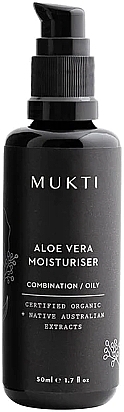 Увлажняющий крем для лица с алоэ вера - Mukti Organics Aloe Vera Moisturiser — фото N1