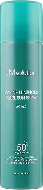Солнцезащитный спрей для лица - JMsolution Marine Luminous Pearl Sun Spray Pearl SPF50+ PA++++  — фото N2