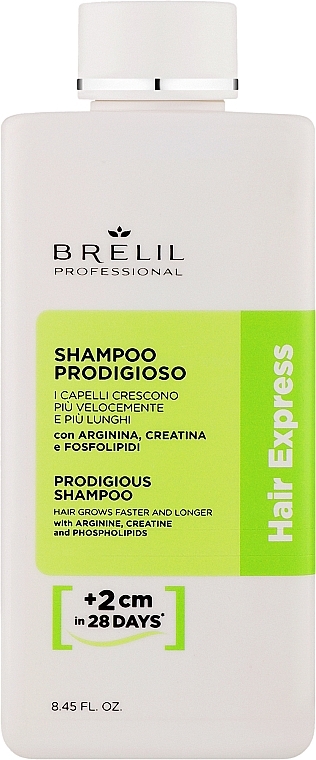 Шампунь для інтенсивного росту волосся - Brelil Hair Express Treatment Prodigious Shampoo — фото N1