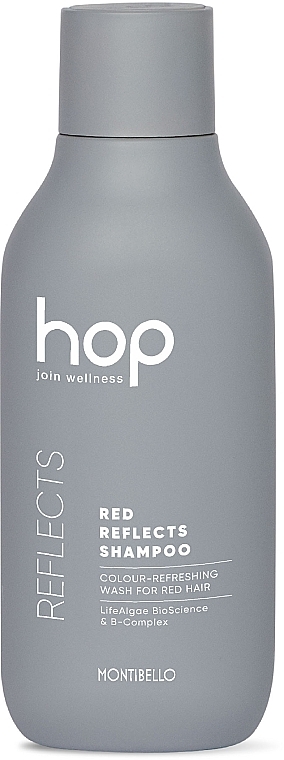 Шампунь, усиливающий рыжие оттенки волос - Montibello HOP Red Reflects Shampoo — фото N1