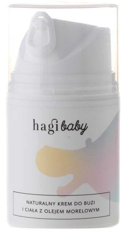 Крем для обличчя і тіла з абрикосовою олією - Hagi Baby Cream — фото N1