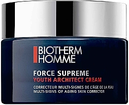 Набір - Biotherm Homme Force Supreme Youth Architect (cr/50ml + shaving/foam/50ml + cl/gel/40ml) — фото N2