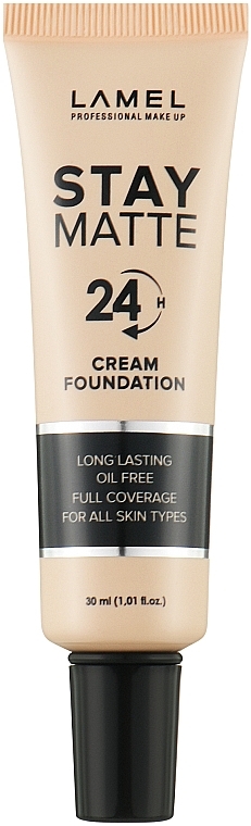 Тональний крем - LAMEL Make Up Stay Matte 24H Cream Foundation — фото N1