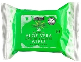 Очищувальні серветки з алое вера - Beauty Formulas Cleansing Wipes With Aloe Vera — фото N1