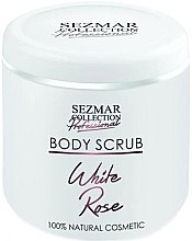 Духи, Парфюмерия, косметика Скраб для тела "Белая роза" - Sezmar Collection Professional Body Scrub White Rose