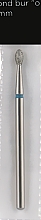 Парфумерія, косметика Фреза алмазна, крапля, 2.3 мм, синя - Head The Beauty Tools