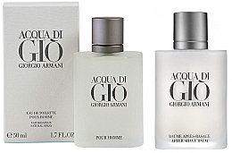 Парфумерія, косметика Giorgio Armani Acqua di Gio Pour Homme - Набір (edt 50 + a/sh balm 50)