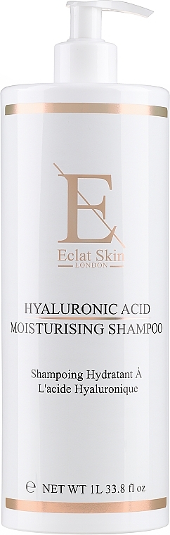 Зволожувальний шампунь для волосся - Eclat Skin London Hyaluronic Acid Moisturising Shampoo