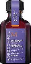 Масло для светлых, осветленных или седых волос - Moroccanoil Treatment Purple — фото N1