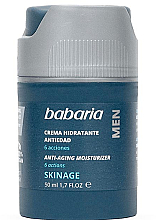 Чоловічий крем зволожувальний, антивіковий для обличчя                    - Babaria  Anti-Aging Moisturizing Cream Skinage Men — фото N1