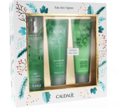 Парфумерія, косметика Набір - Caudalie Promo Eau des Vignes Fresh Fragrance (edt/50ml + sh/gel/50ml + b/lot/50ml)