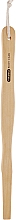 Дерев'яна щітка із натуральної щетини для сухого масажу зі знімною ручкою, 43 см - Titania — фото N3