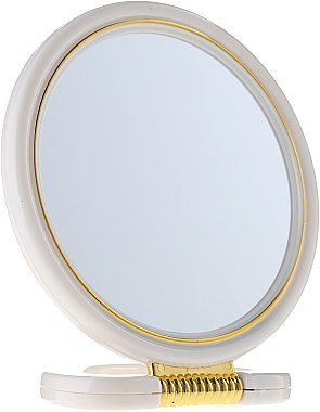 Зеркальце косметическое, 5039, белое - Top Choice — фото N1