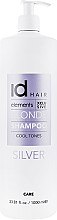 Шампунь для освітленого і блондованого волосся - idHair Elements XCLS Blonde Silver Shampoo — фото N5