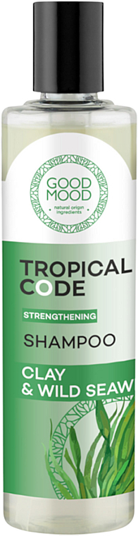 Шампунь для волос с экстрактами морских водорослей и глиной - Good Mood Tropical Code Strengthening Shampoo Clay & Wild Seaw — фото N1