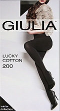 Духи, Парфюмерия, косметика Колготки для женщин "Lucky Cotton" 200 Den, caffe - Giulia