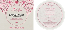 Натуральне чорне оливкове мило "Троянда" - Arganiae Spa Savon Noir Rose — фото N2