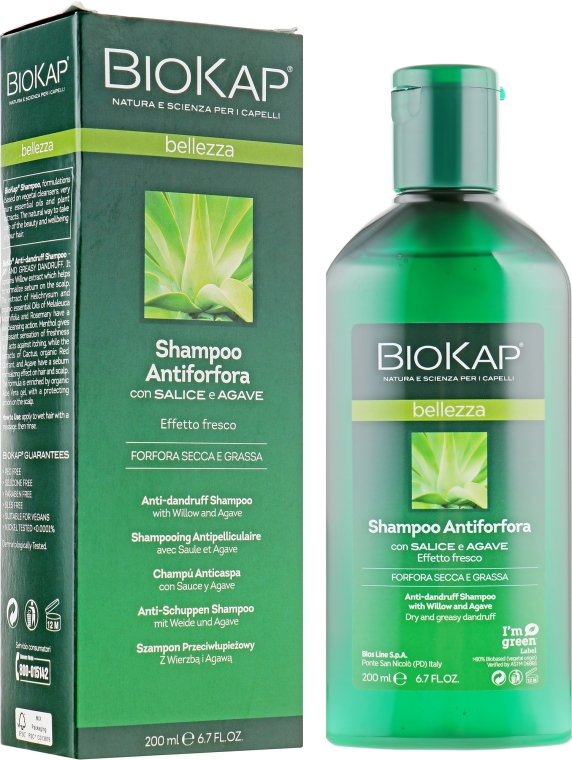 Шампунь від лупи - BiosLine BioKap Anti-Dandruff Shampoo — фото N1