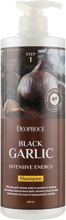 Інтенсивний шампунь для волосся з чорним часником - Deoproce Black Garlic Intensive Energy Shampoo — фото N3