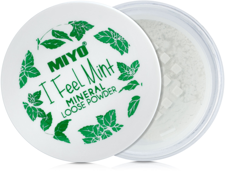 Минеральная рассыпчатая пудра - Miyo I Fell Mint Mineral Loose Powder — фото N1