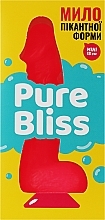 Мыло пикантной формы с присоской, красное - Pure Bliss Mini Red — фото N2