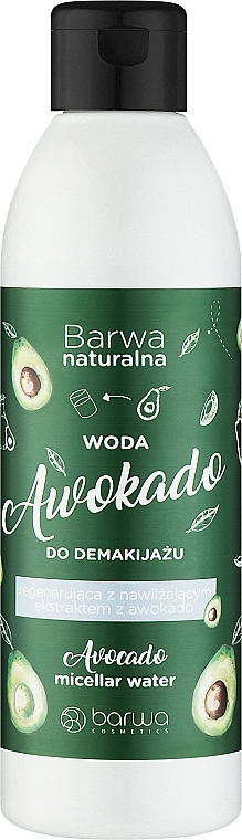 Вода для зняття макіяжу "Авокадо" - Barwa Avocado Makeup Remover Water