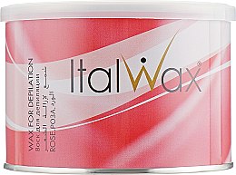 Теплий віск для депіляції у банці "Троянда", ItalWax - ItalWax — фото N1