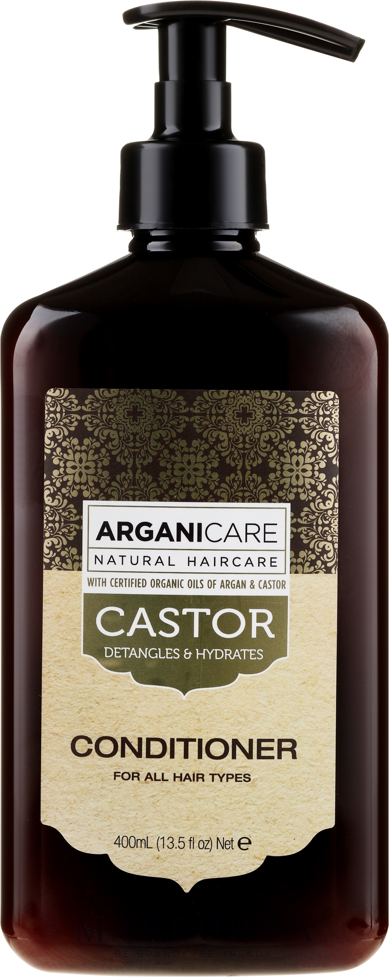 Кондиціонер для росту волосся - Arganicare Castor Oil Conditioner — фото 400ml