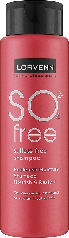 Безсульфатный шампунь - Lorvenn Sulfate Free Replenish Moisture Shampoo
