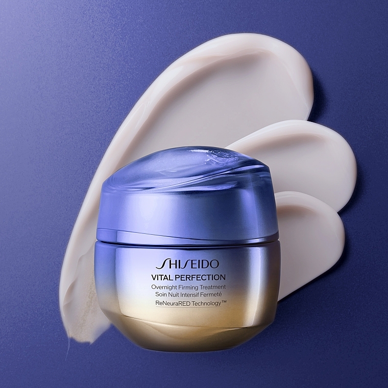 Нічний зміцнювальний догляд для обличчя - Shiseido Vital Perfection Overnight Firming Treatment (змінний блок) — фото N2