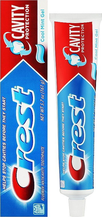 Зубная паста - Crest Cavity Protection Cool Mint Gel — фото N2
