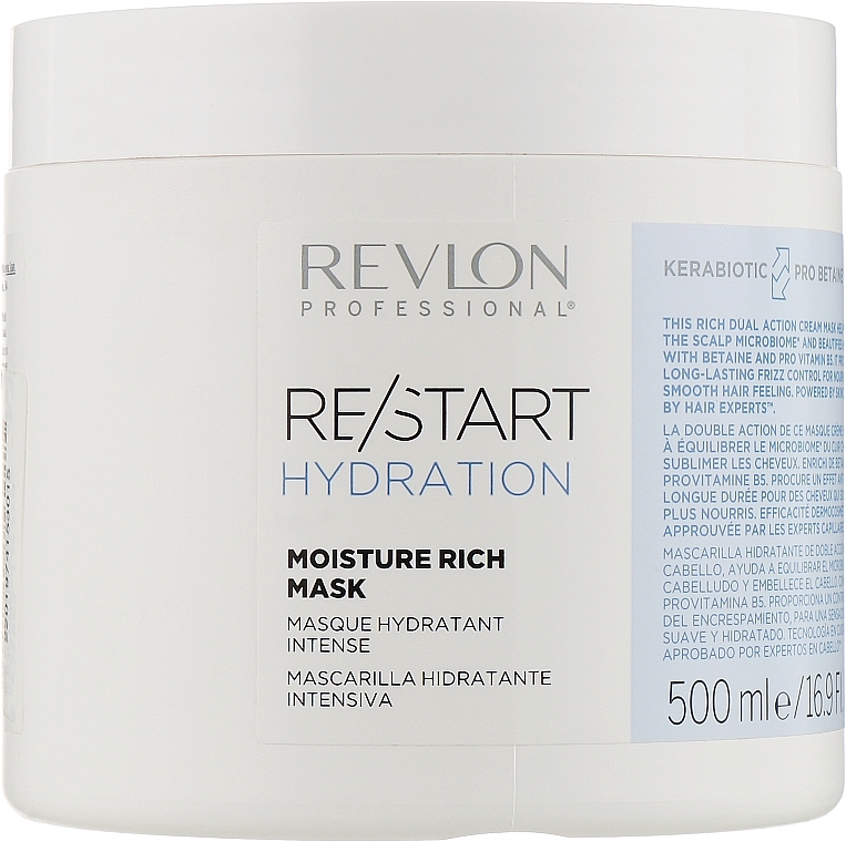 Маска для увлажнения волос - Revlon Professional Restart Hydration Moisture Rich Mask — фото N4