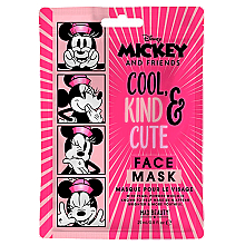 Маска для обличчя з перлинною пудрою "Мінні" - Mad Beauty Mickey and Friends — фото N1