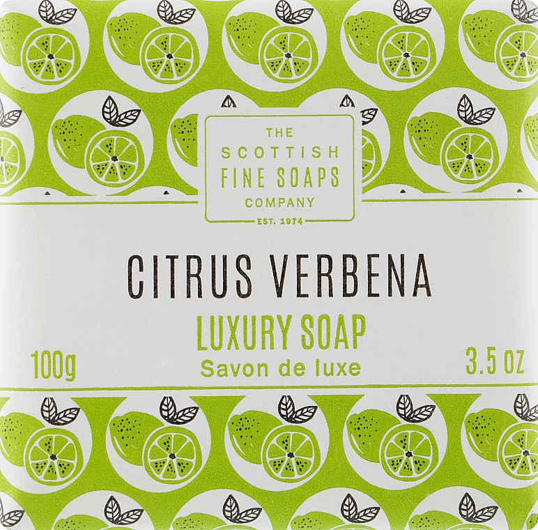 Мило - Scottish Fine Soaps Citrus Verbena Luxury Soap Bar — фото N1