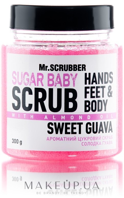 Сахарный скраб для тела "Sweet Guava" - Mr.Scrubber Shugar Baby Hands Feet & Body Scrub — фото 300g