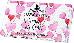 Натуральное мыло, веточки сердца - Florinda Vegetal Soap  — фото N1