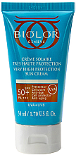 Парфумерія, косметика Сонцезахисний тональний крем SPF 50+ - Biolor High Sun Protection Cream Tinted SPF 50+