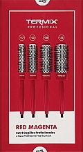 Термобрашинг для волосся, 4 шт. - Termix Red Magenta 4 Pack — фото N1