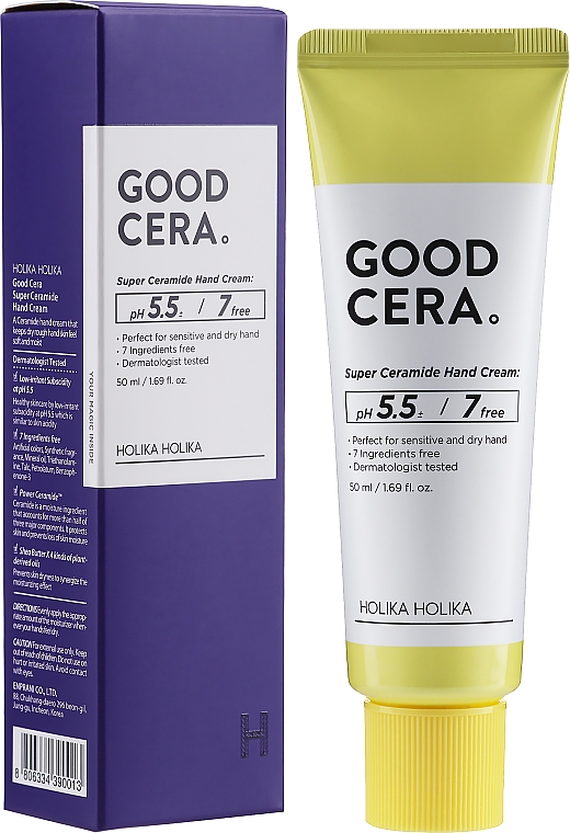 Зволожувальний крем для рук - Holika Holika Good Cera Super Ceramide Hand Cream — фото N1